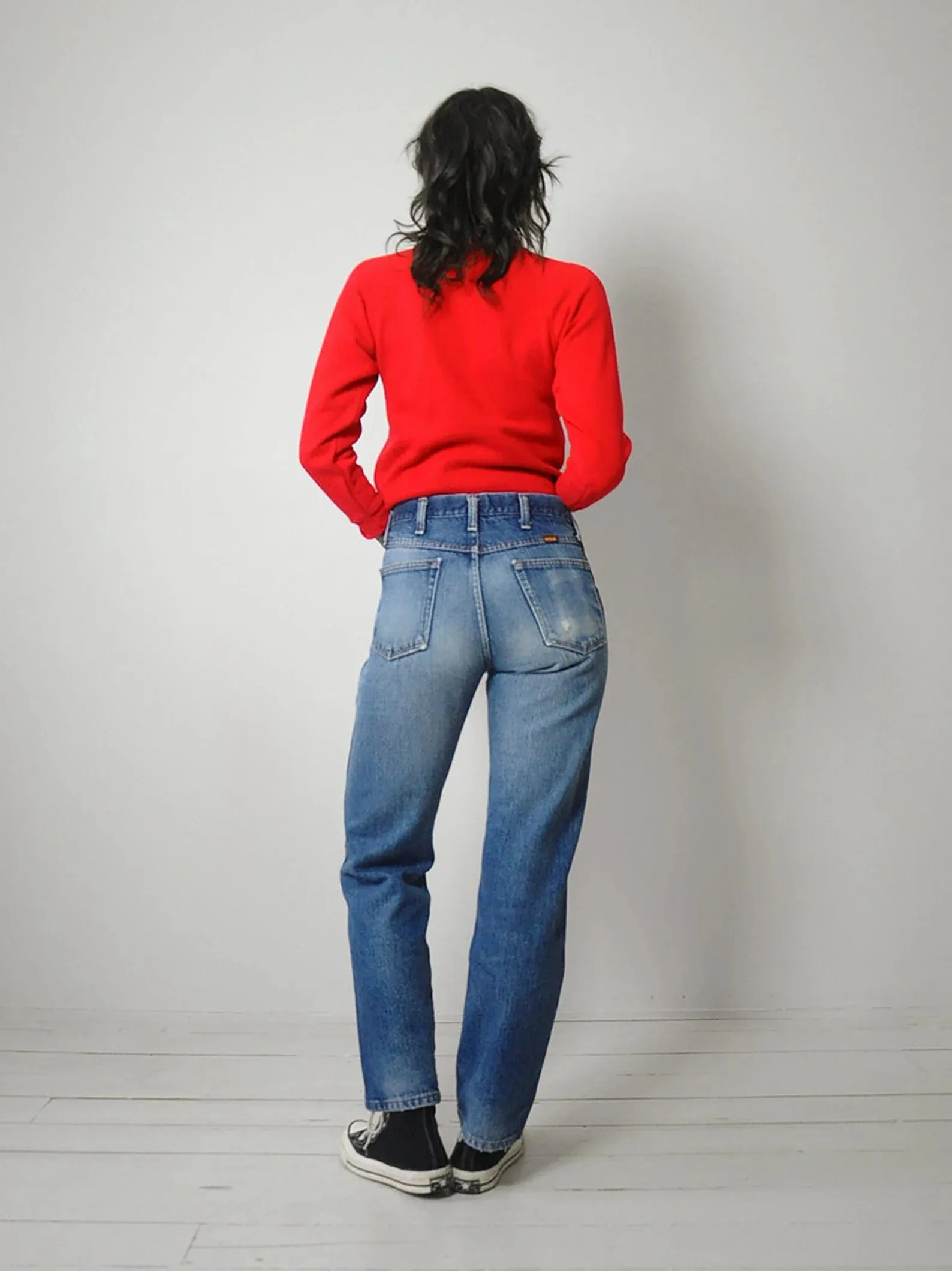 1980's Faded Relaxed Rustler Jeans 30x29