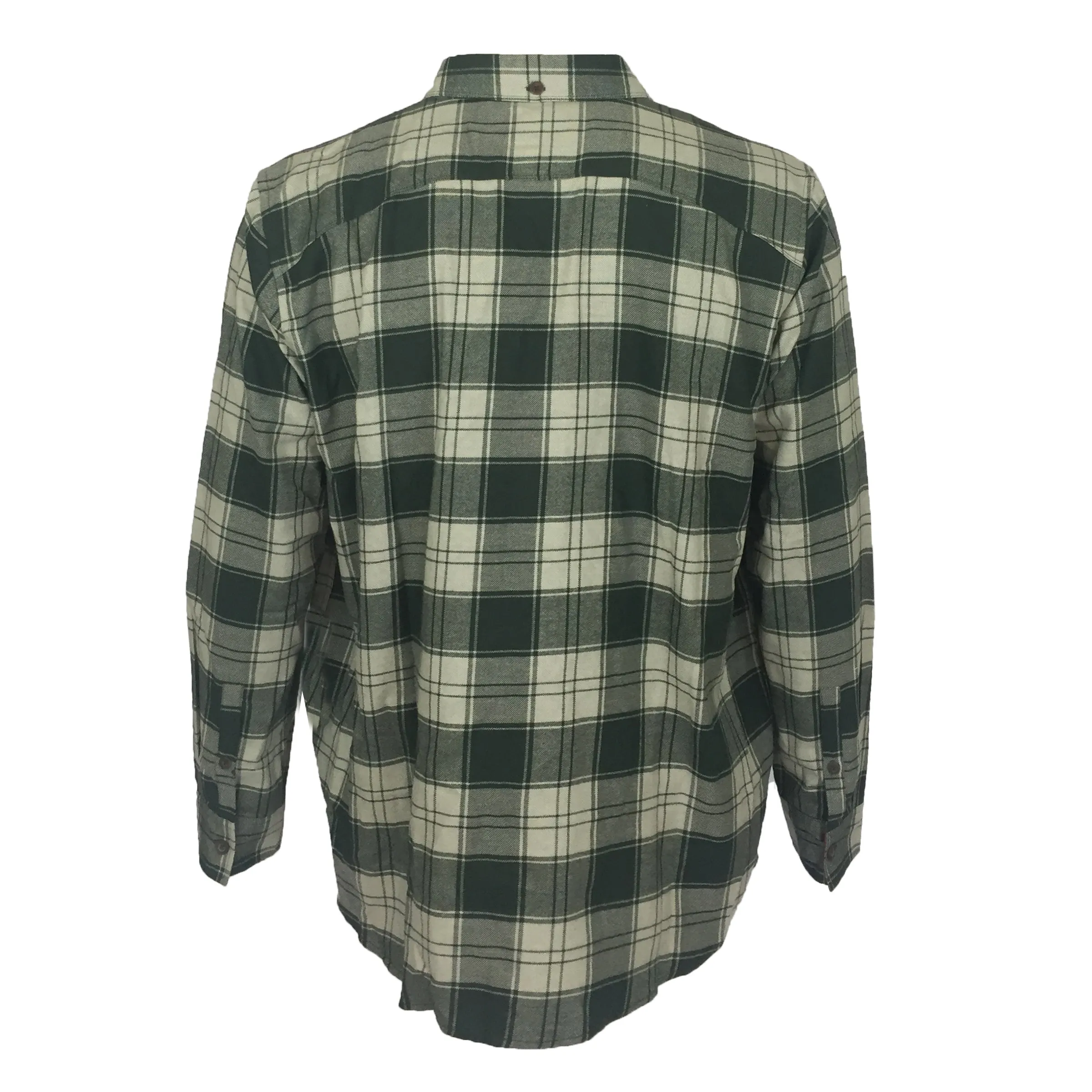 ASHORE Men Hot Sale Cotton/Poly Cotton Green Block Plaid Shirt