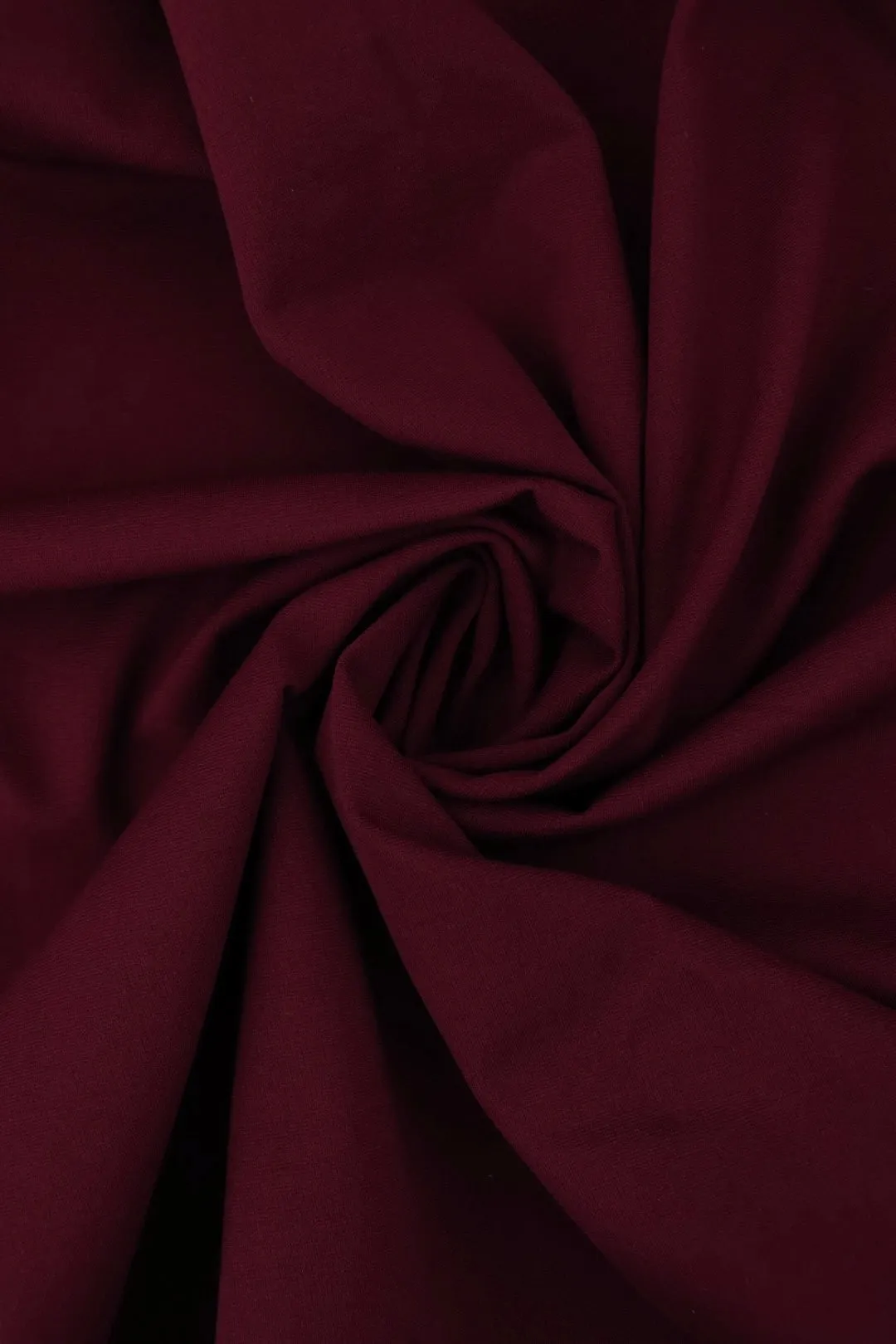 Burgundy Viscose Nylon Ponte