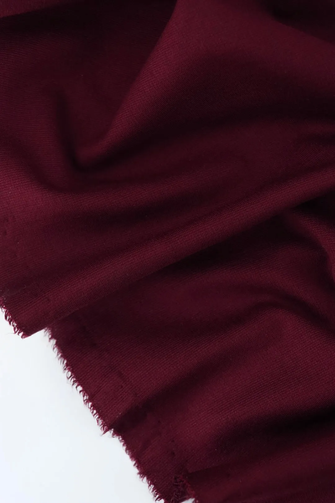 Burgundy Viscose Nylon Ponte