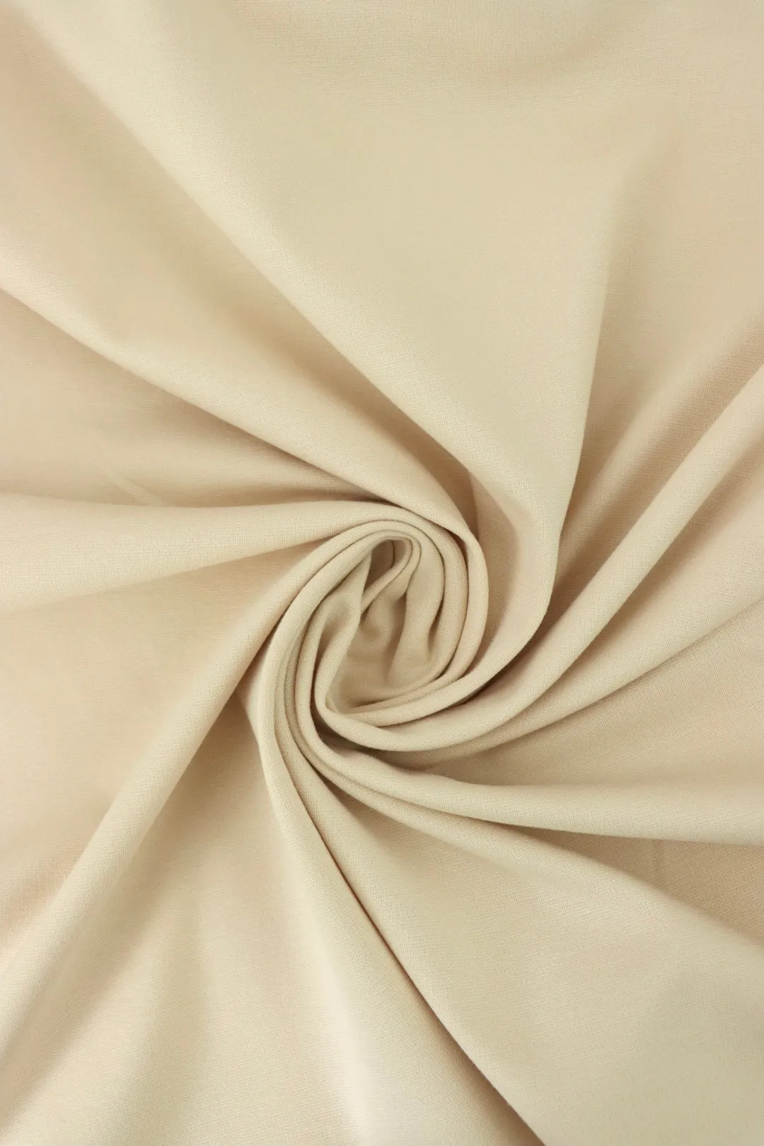 Buttercream Viscose Nylon Ponte