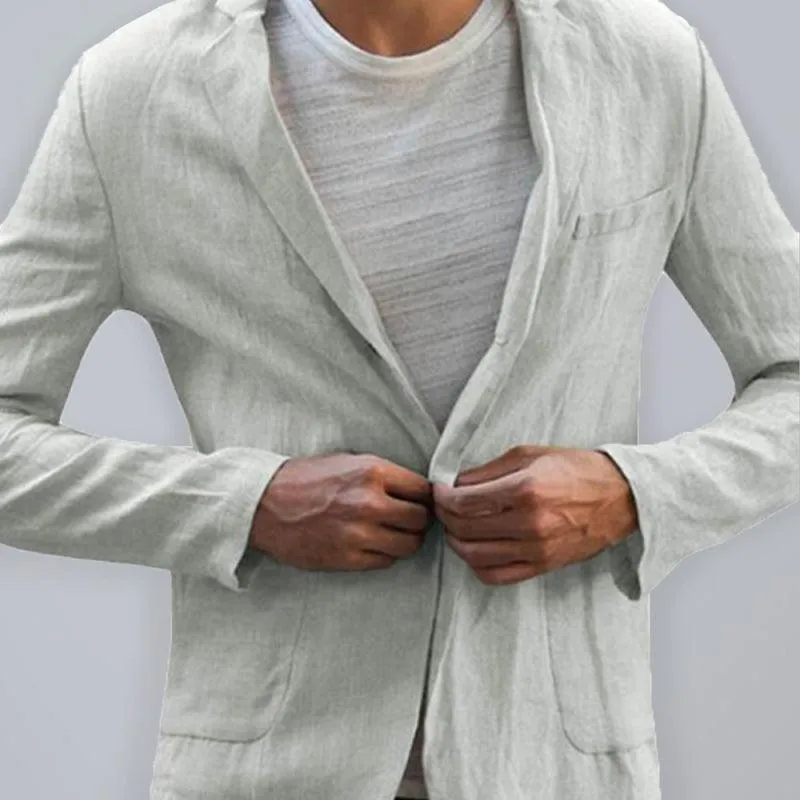 Casual Men's Linen Blazer