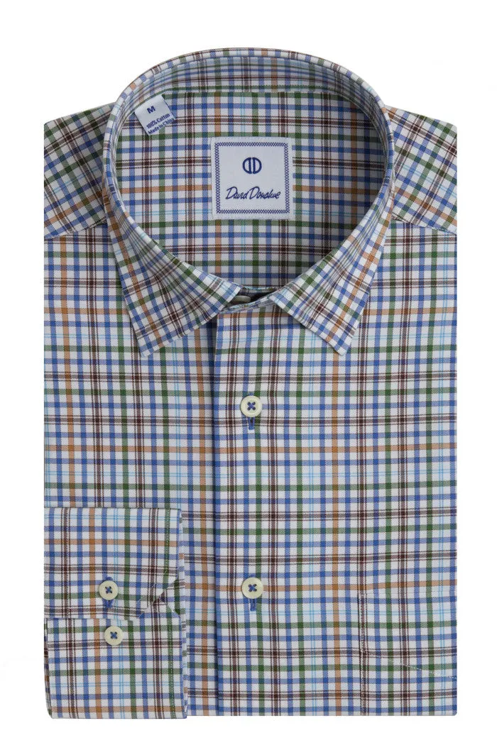 Chevron Weave Check Sport Shirt