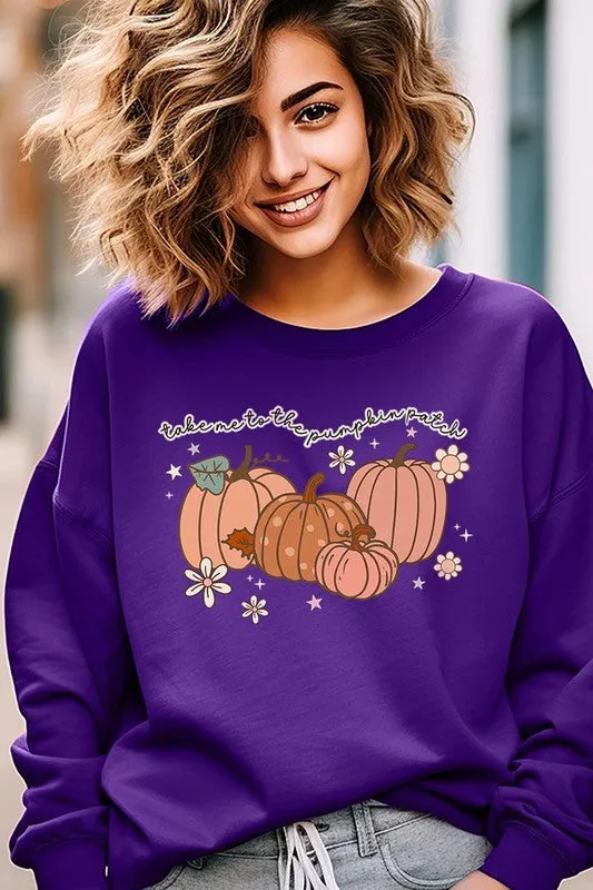 COLOR BEAR "Take Me to the Pumpkin Patch" Autumn Graphic Sweatshirts