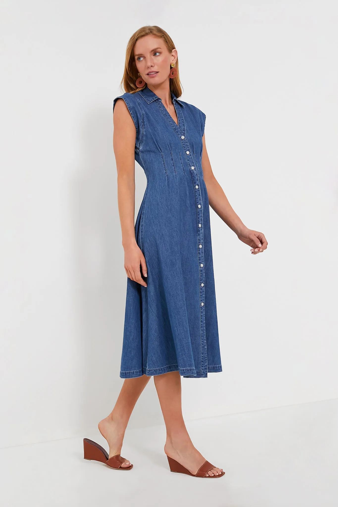 Cornflower Ruben Midi Dress