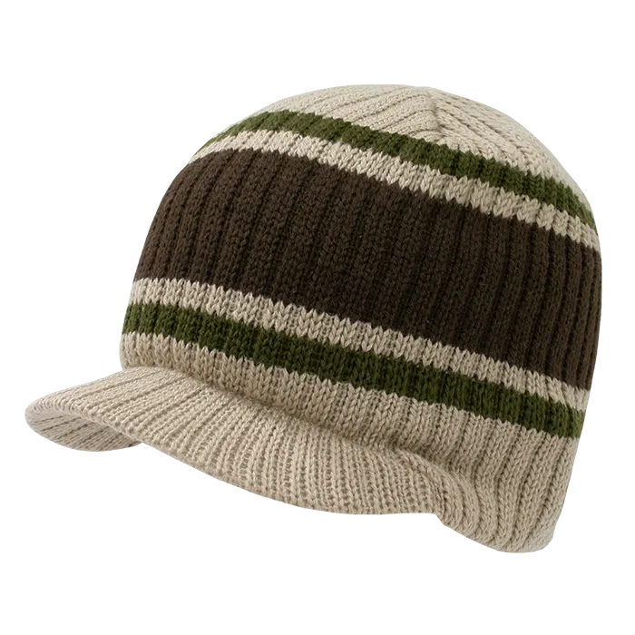 Decky 620 Striped Jeep Knit Beanie Cap