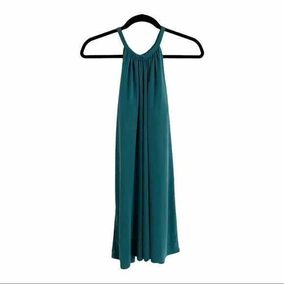 Delia   Cleo Teal Halter Dress - XS