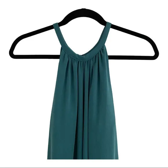 Delia   Cleo Teal Halter Dress - XS