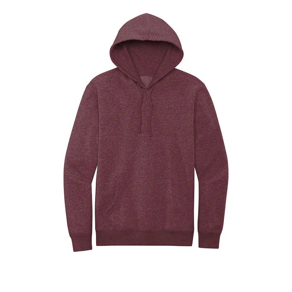 District DT6100 V.I.T. Fleece Hoodie - Heathered Cardinal