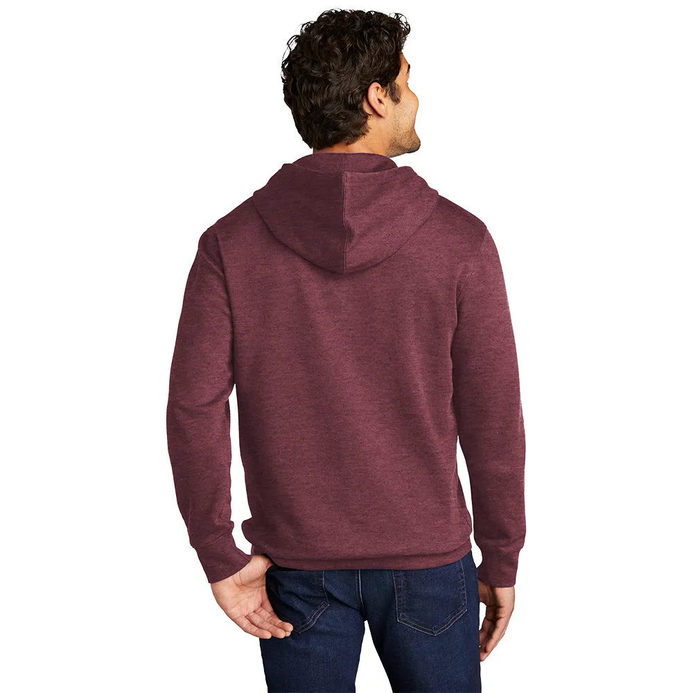 District DT6100 V.I.T. Fleece Hoodie - Heathered Cardinal