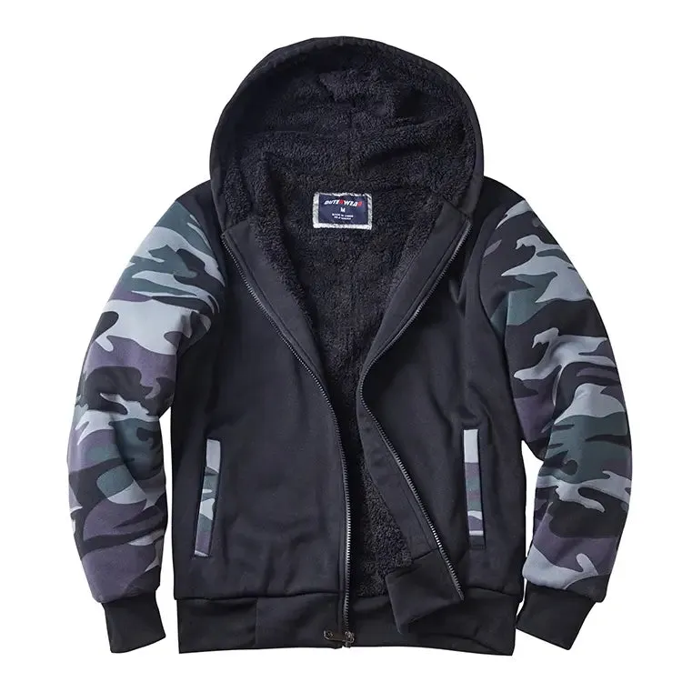 Fleece Lined Hoodie Mens