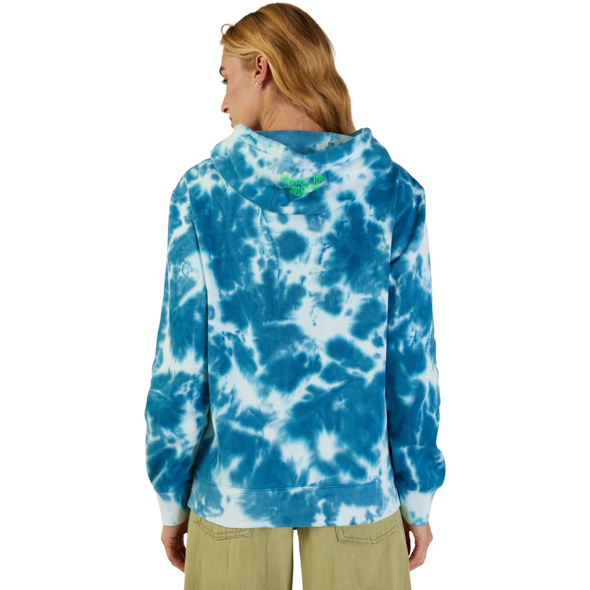 Fox Racing Atlas Fleece Pullover Hoodie Blue/White