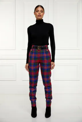 High Waisted Peg Trouser (Macpherson)