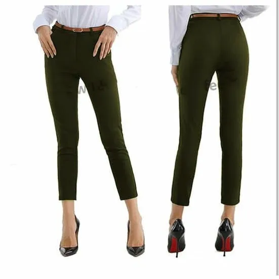 High Waisted Skinny Formal Pants