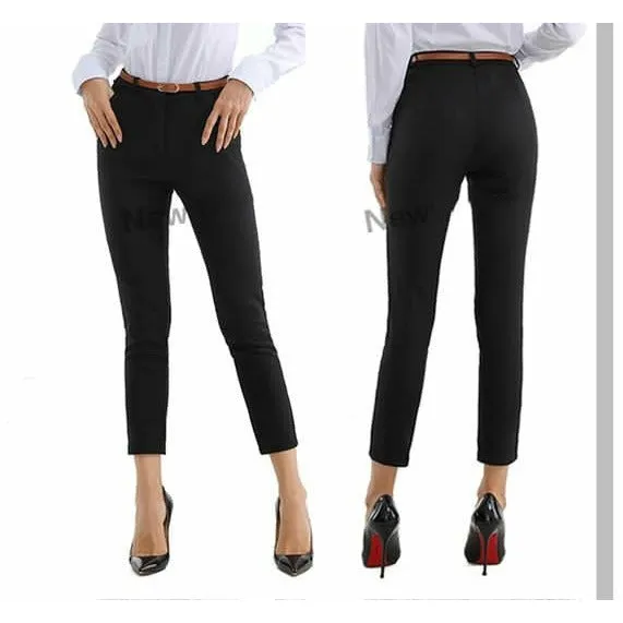 High Waisted Skinny Formal Pants