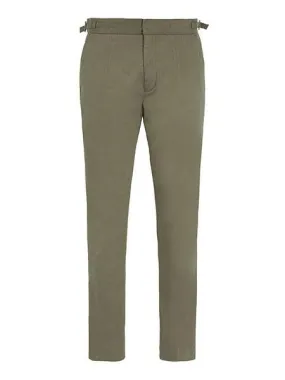 High Waisted Trousers - Moss