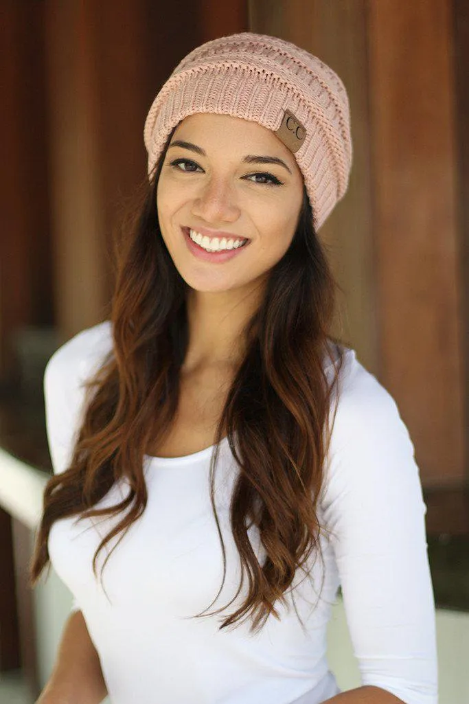 Knit Blush Beanie