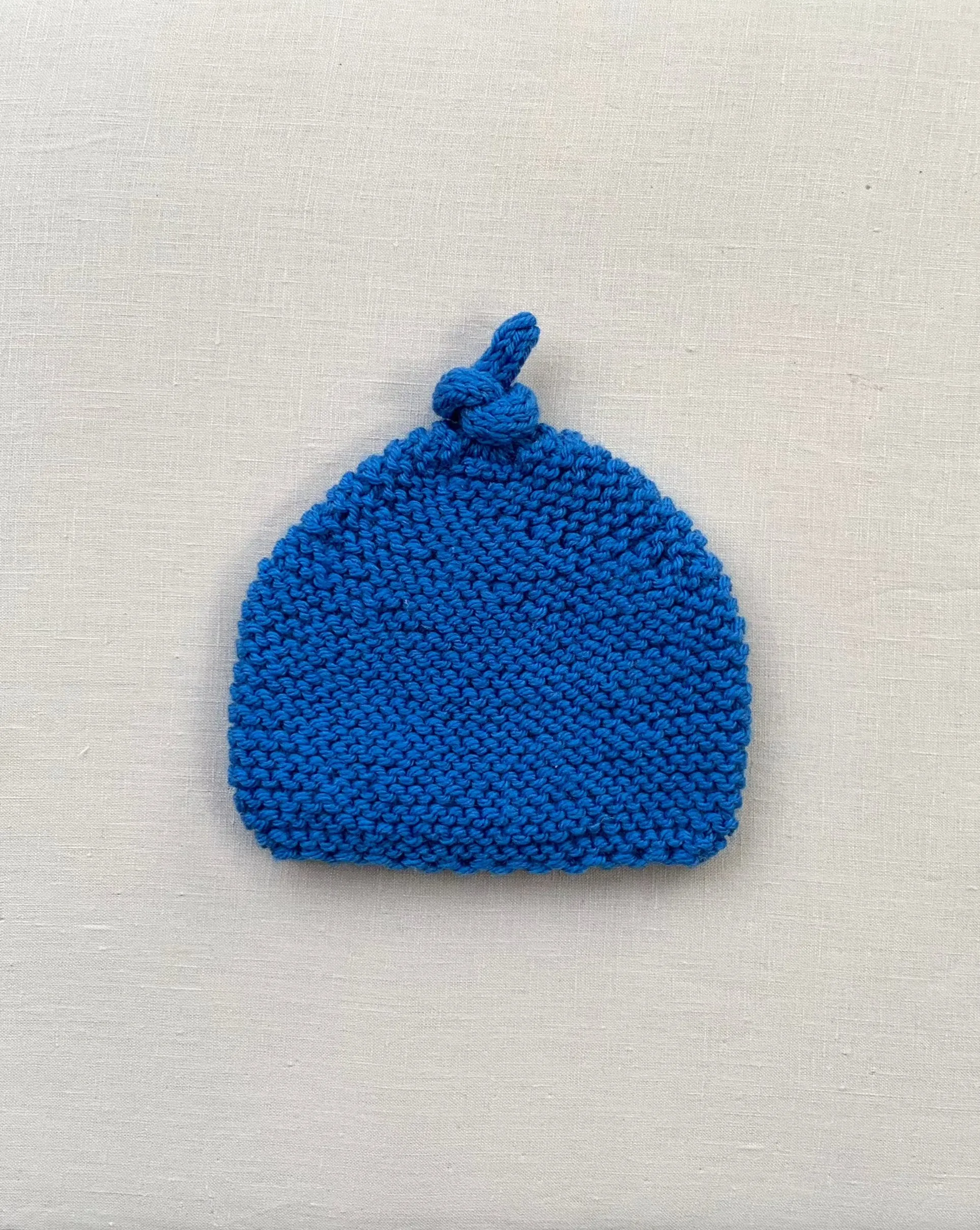 Knitted by Nana Merino Beanie - Bermuda Blue