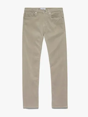 L'Homme Slim Brushed Twill -- Khaki