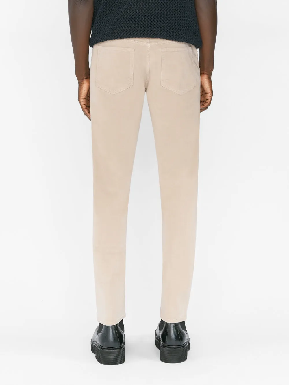 L'Homme Slim Brushed Twill -- Khaki