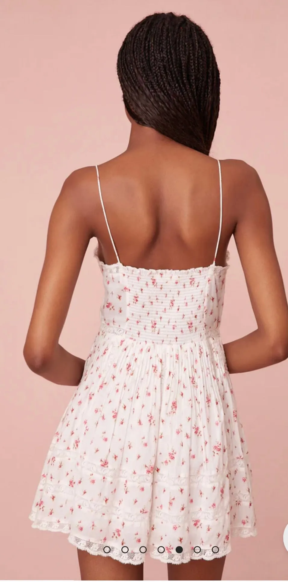 LoveShackFancy Floral Mini Dress