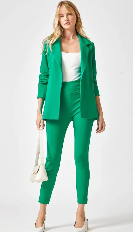 Magic 3/4 Sleeve Blazer - Kelly Green