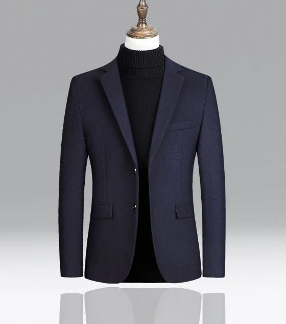 Men's Wool Blends Casual Blazers