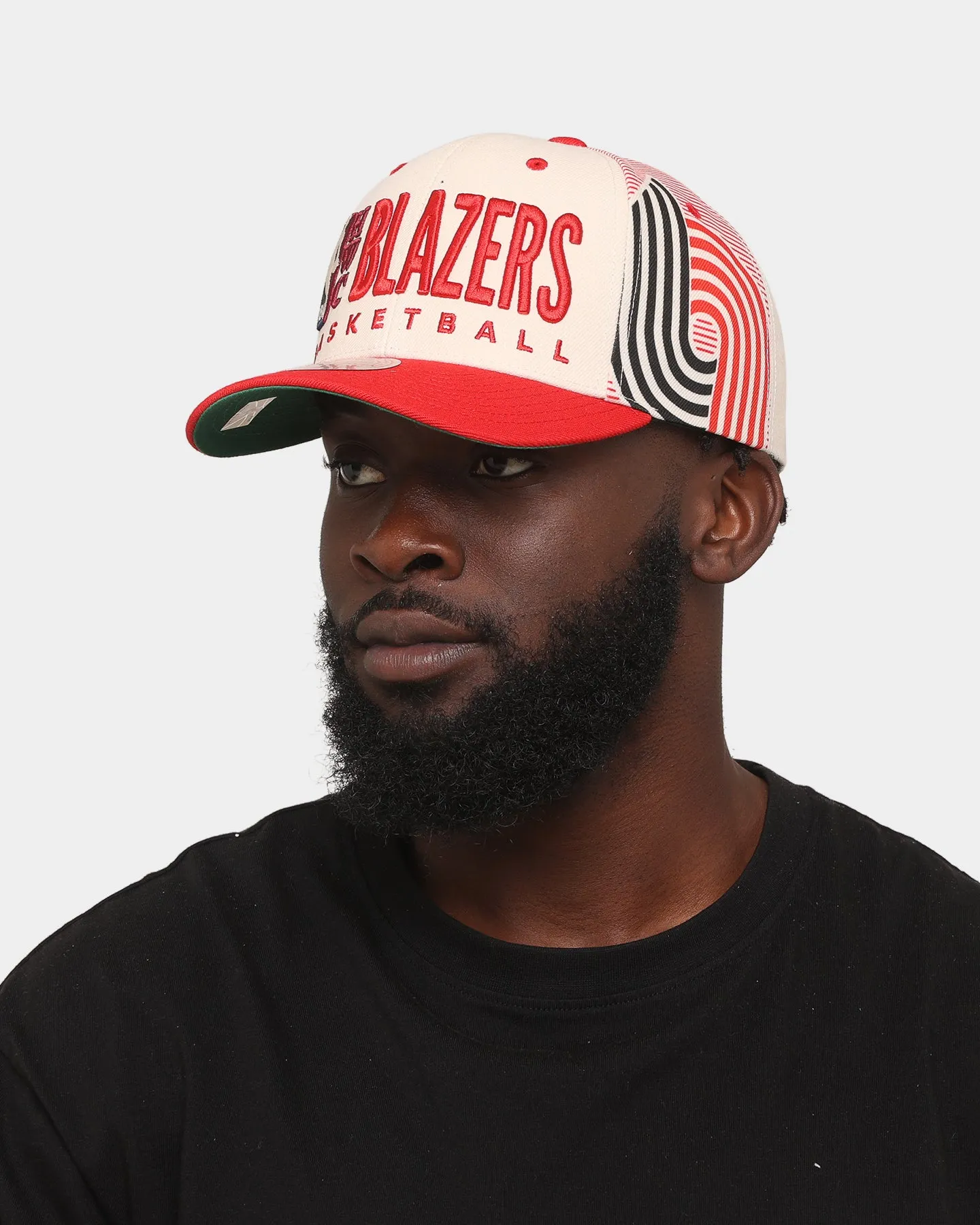 Mitchell & Ness Portland Trail Blazers '90s Training Camp' Pro Crown Snapback Cream