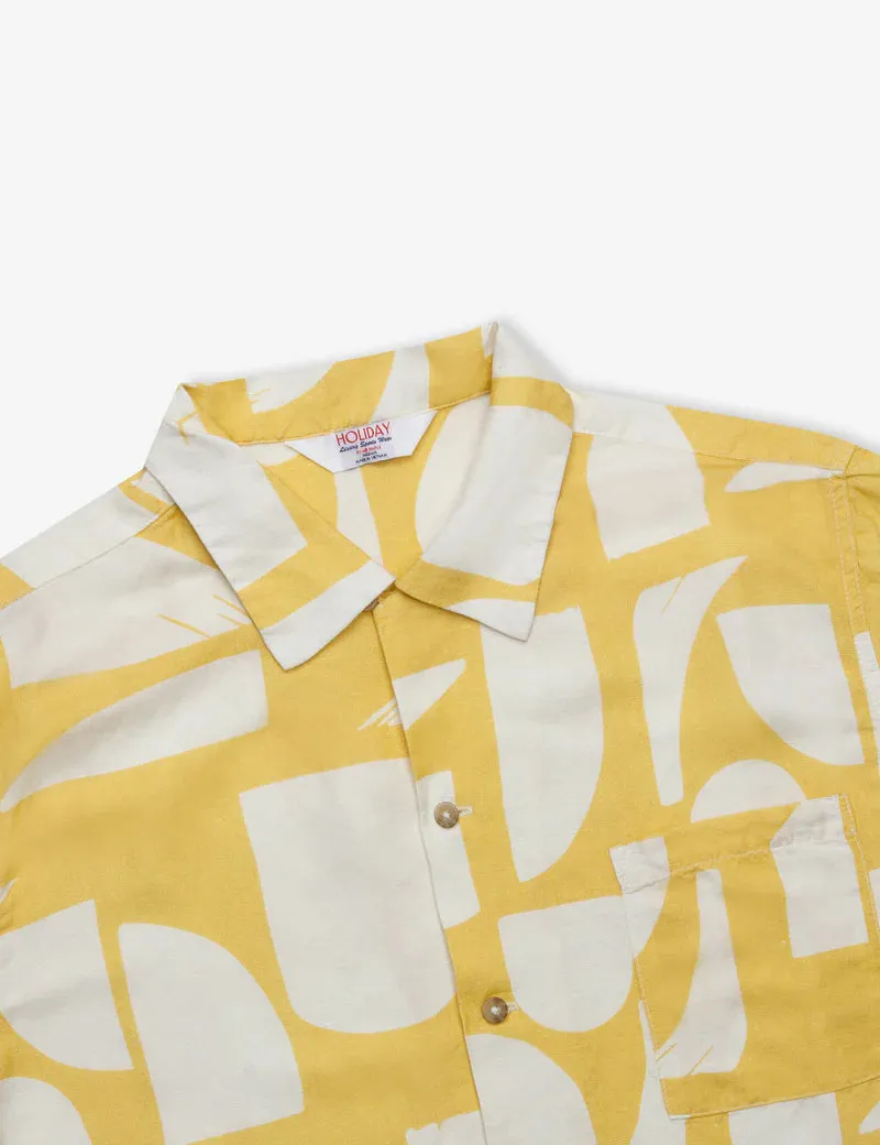 Mr Simple Cuban Bowler Shirt Sunburst