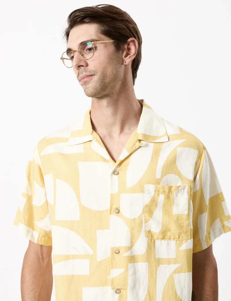 Mr Simple Cuban Bowler Shirt Sunburst