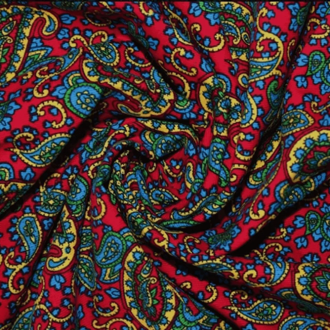 Needlecord Hoodie - Paisley