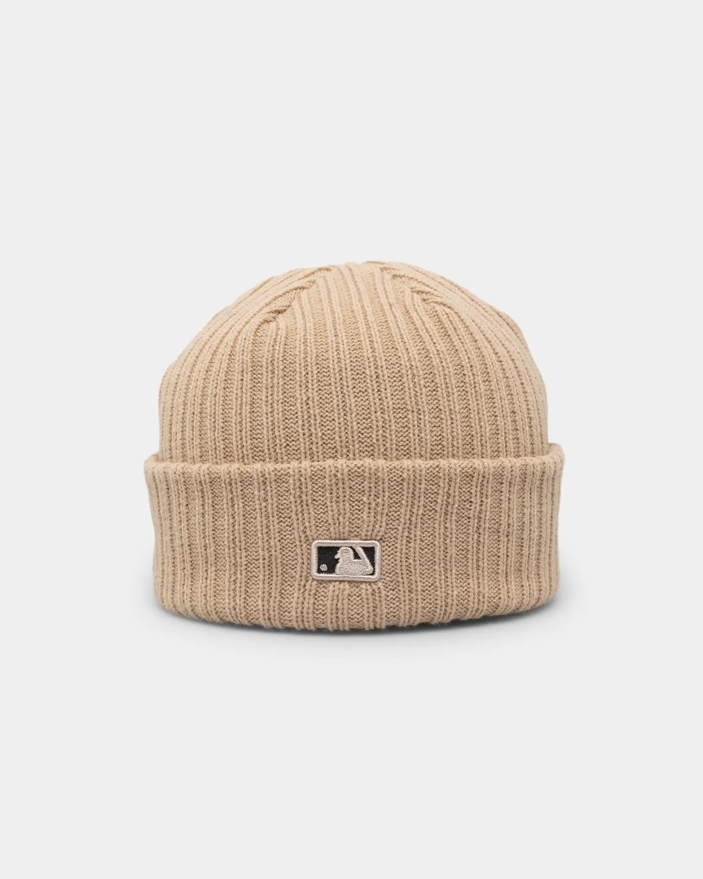 New Era New York Yankees Knitted Beanie Light Beige