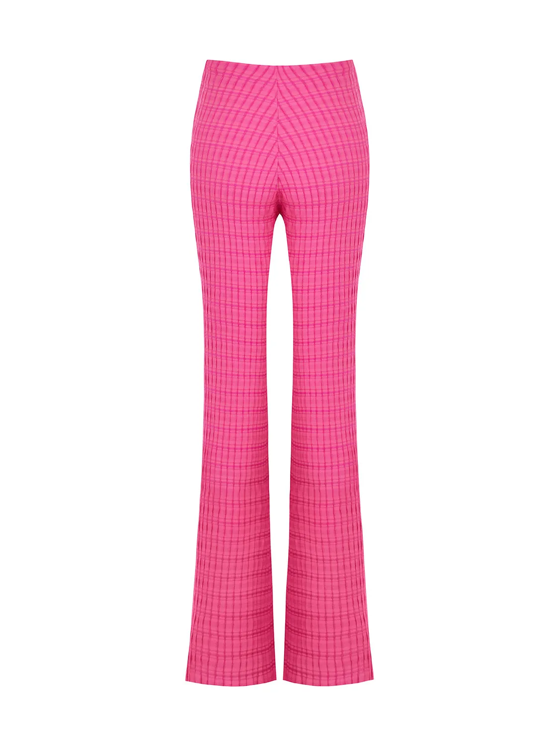 Nocturne High-Waisted Flare Pants Fuchsia