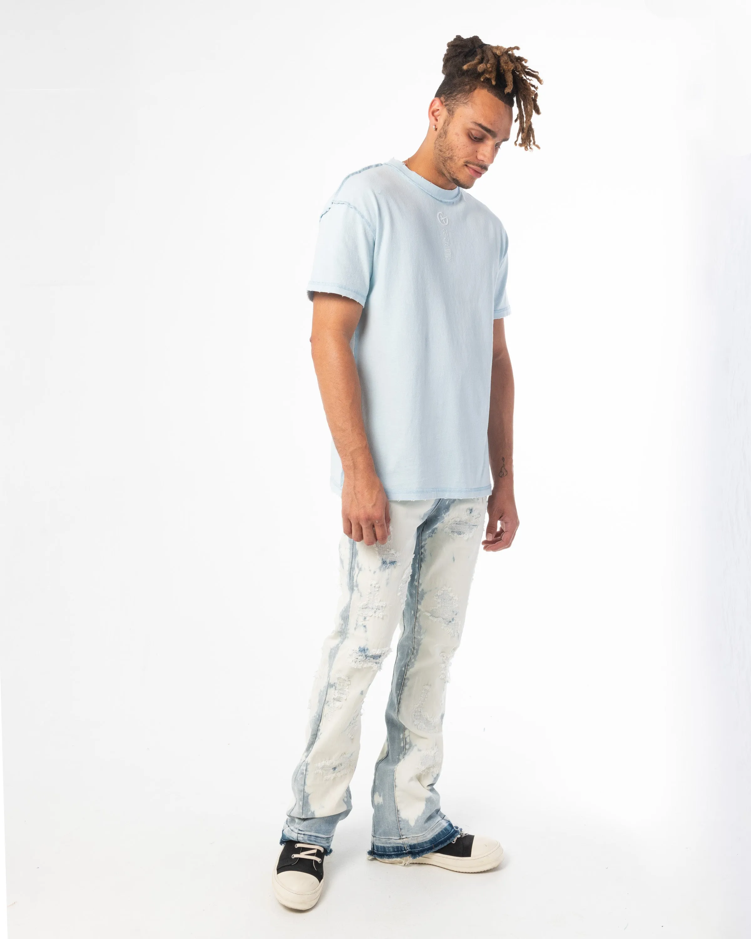 SCAB STACKED DENIM (BLEACHED BLUE WASH)