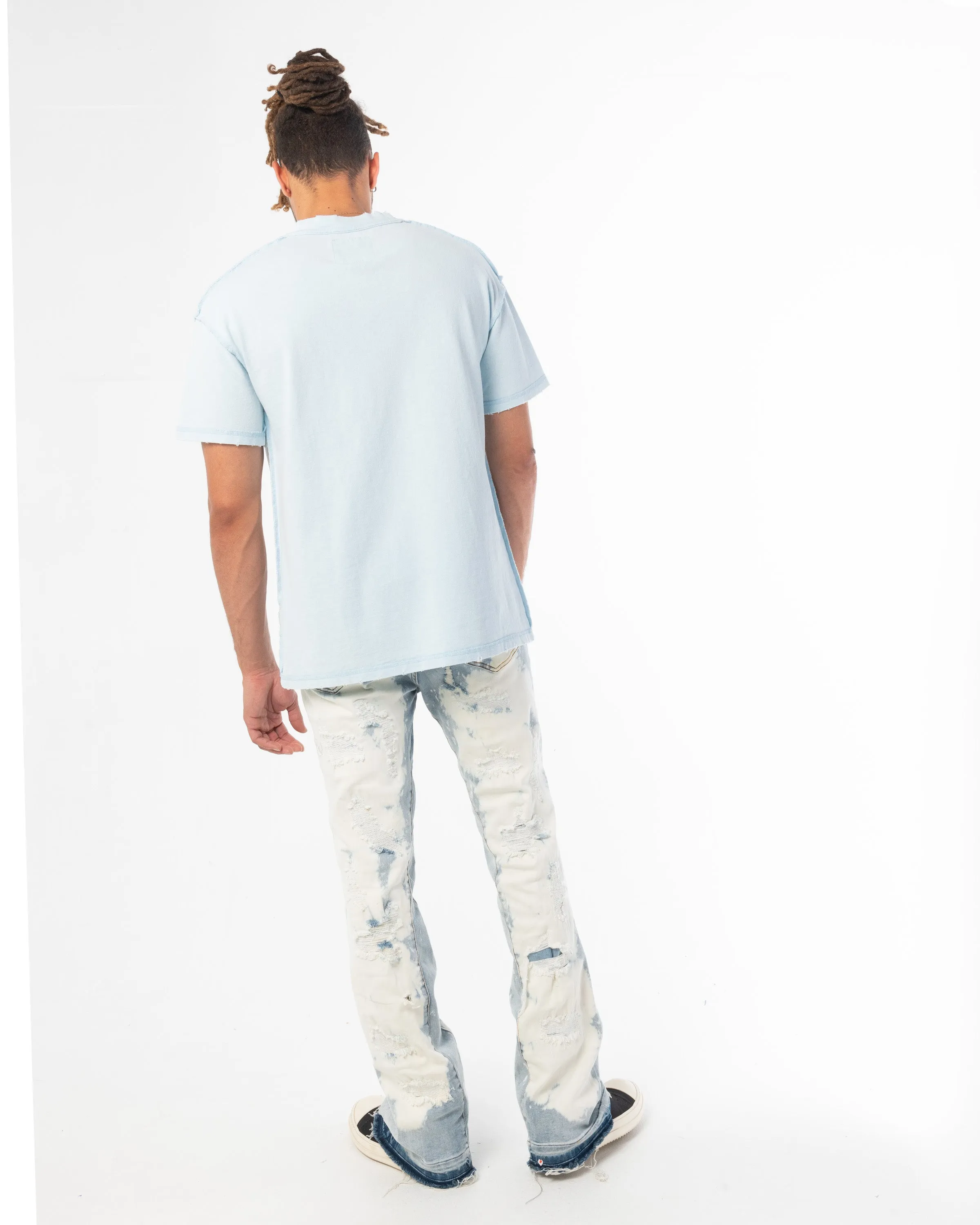 SCAB STACKED DENIM (BLEACHED BLUE WASH)