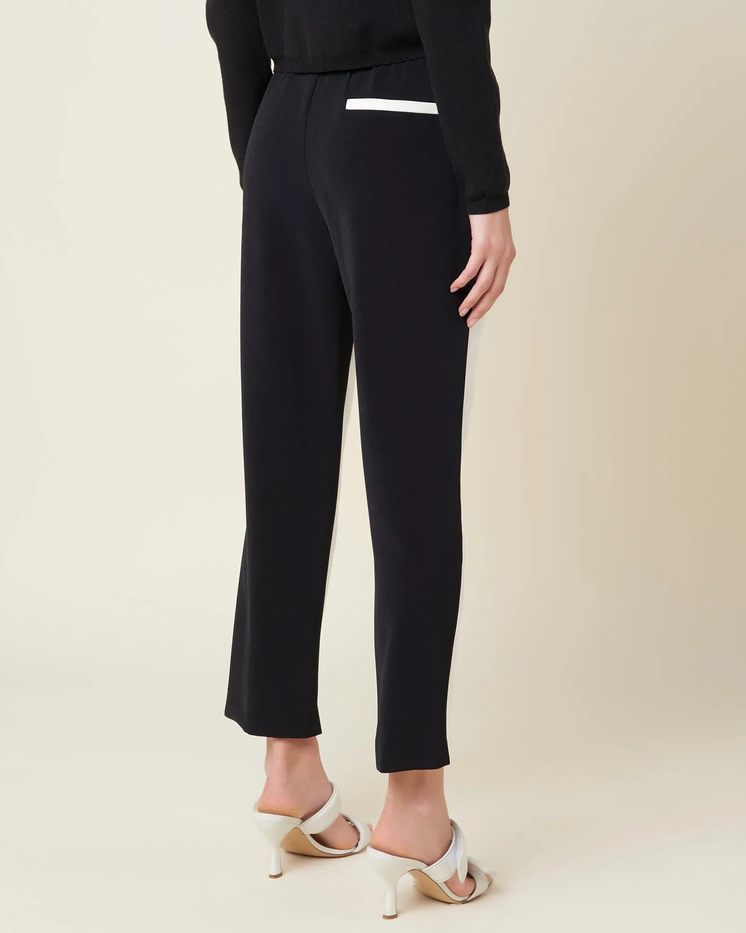 Soft high waisted trousers