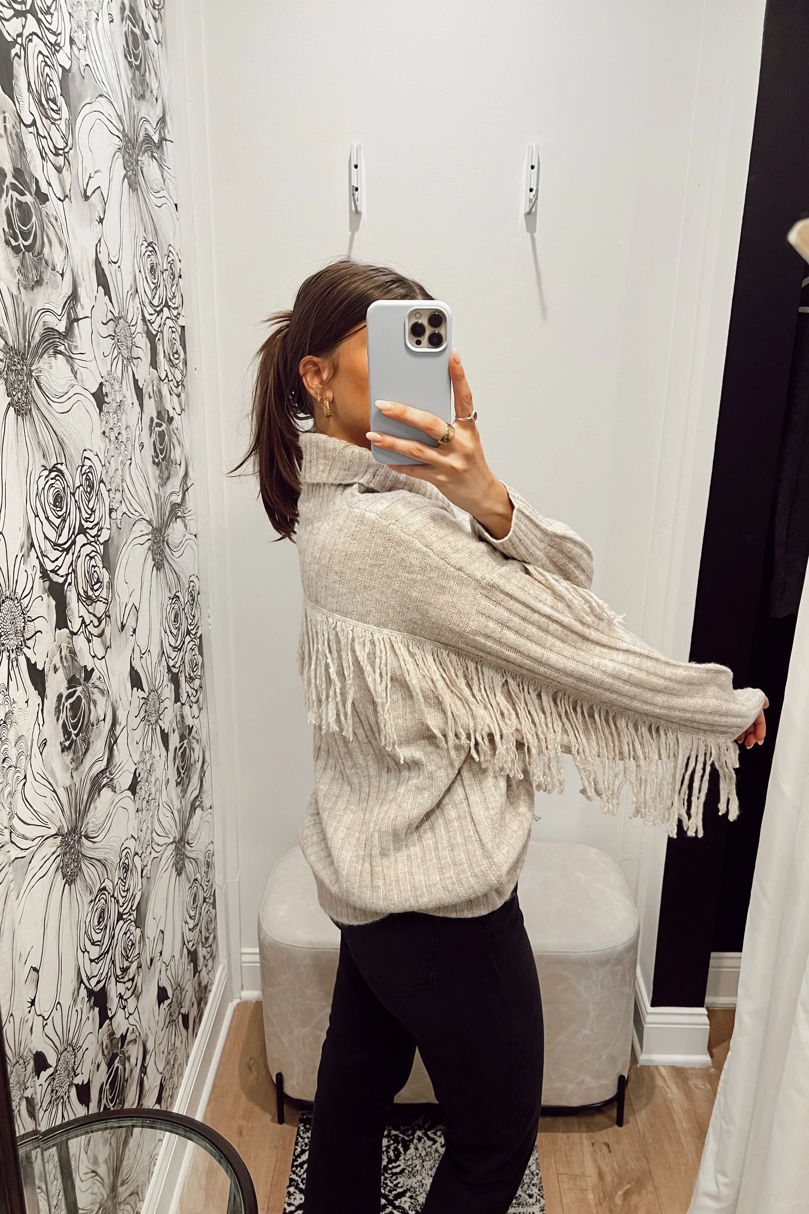 Stanton Riley Fringe Sweater