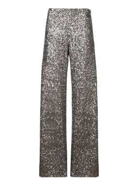 Taupe Sequined Trousers