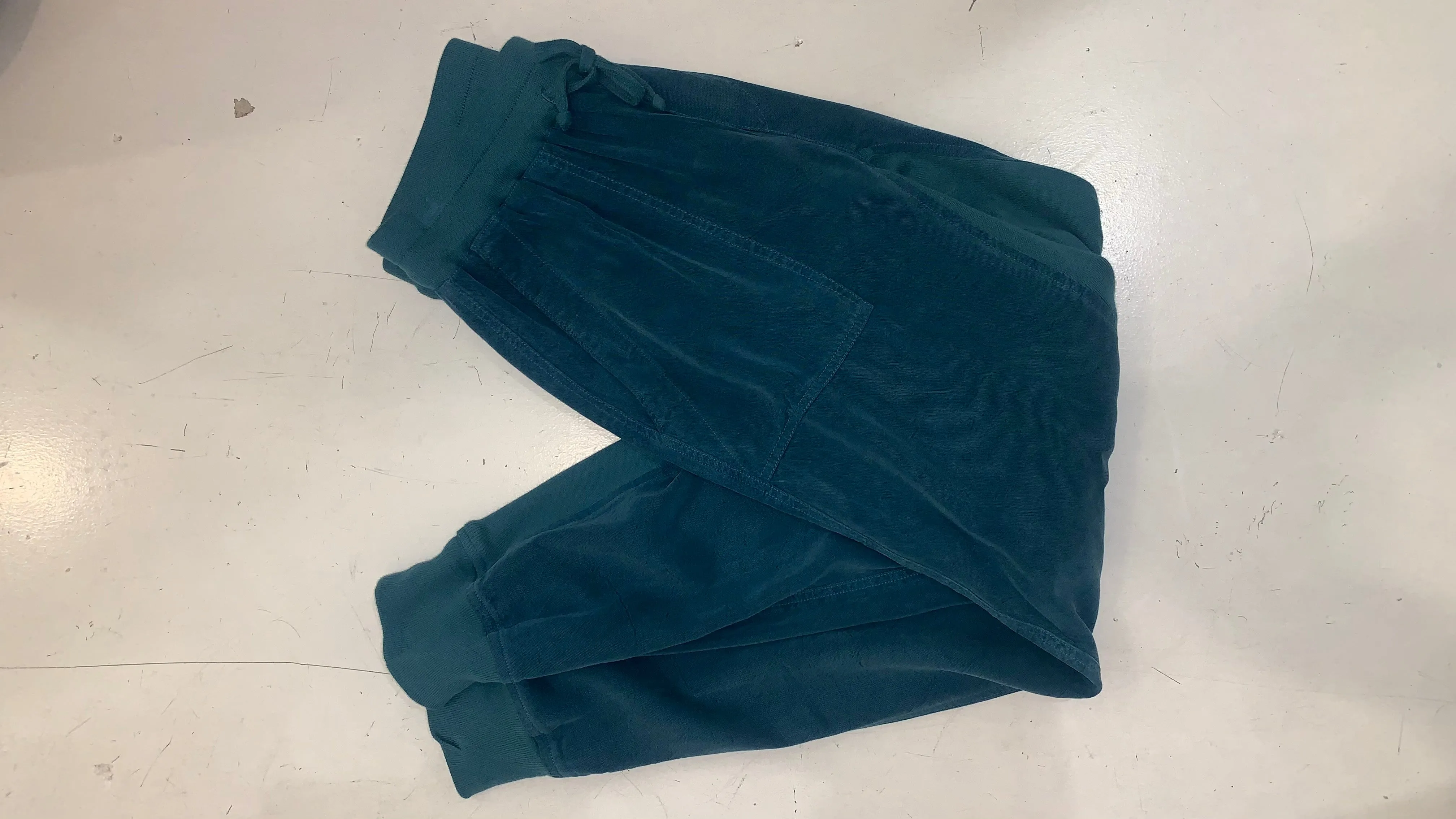 Teal Drawstring Jogger Pants