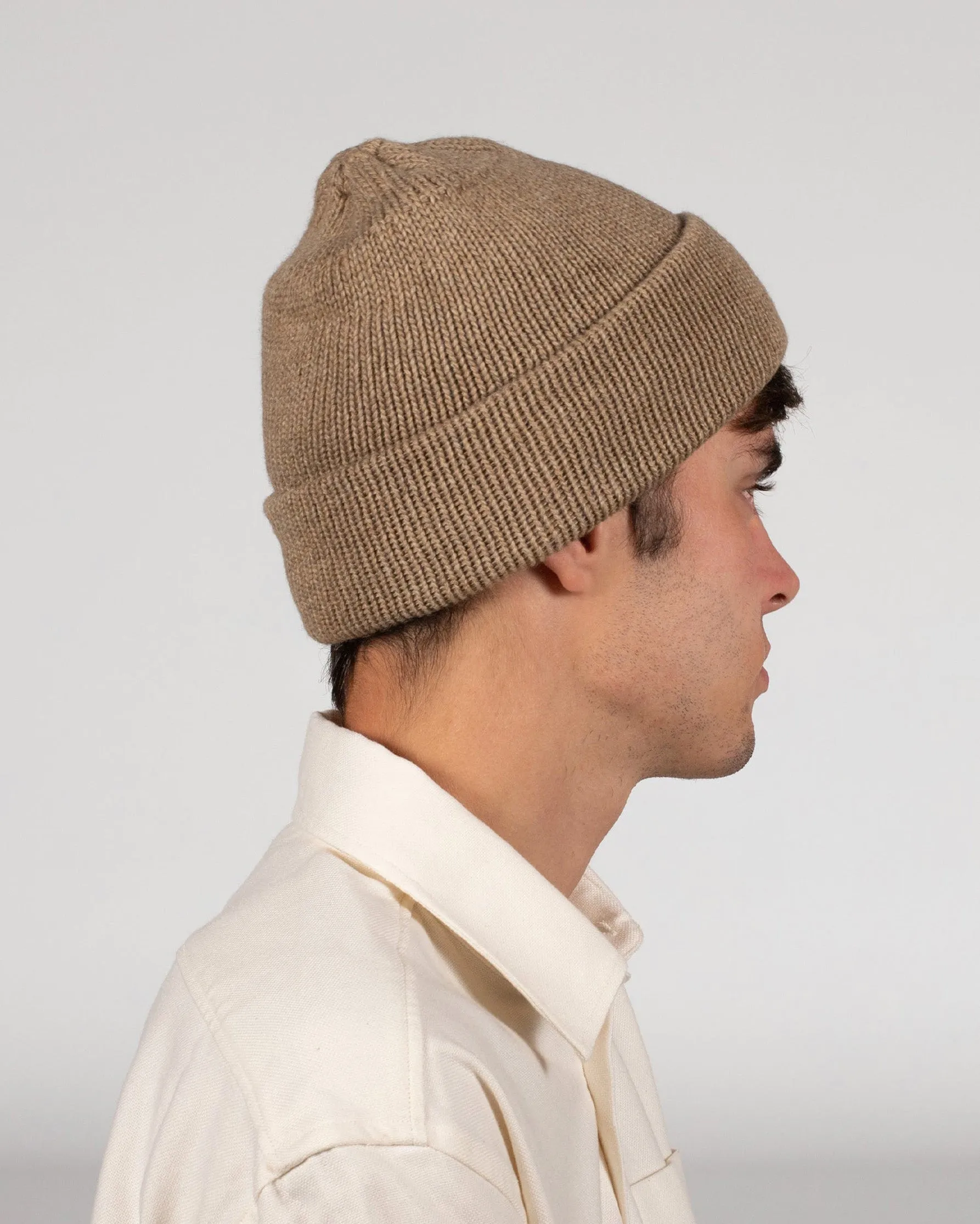 Thunders Love Wool Collection Cashmere & Wool Beanie - Solid Sand