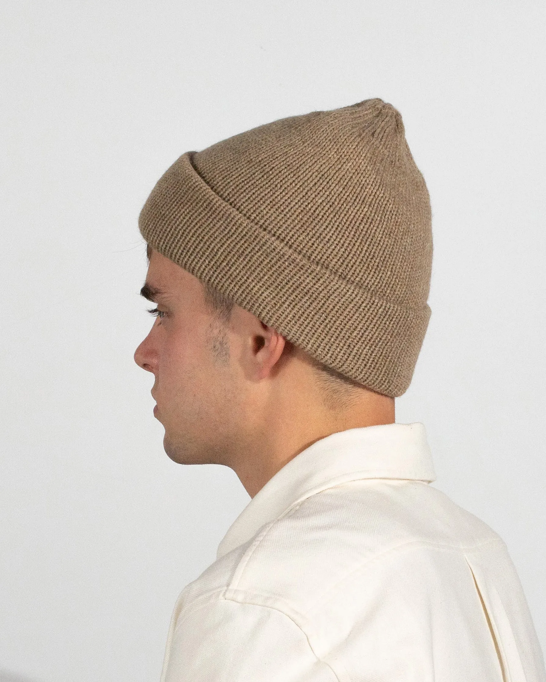 Thunders Love Wool Collection Cashmere & Wool Beanie - Solid Sand