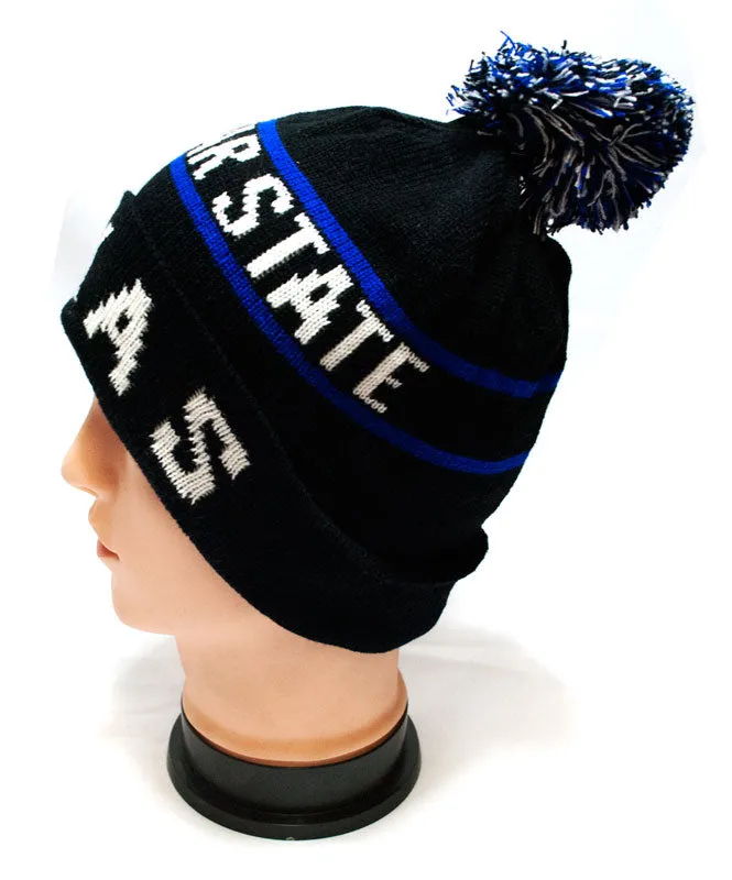 Wholesale Winter Knitted Beanie Cap with Texas Print