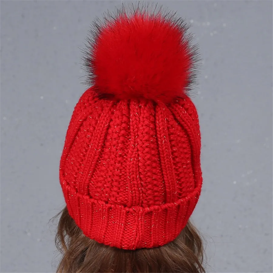 Wool Knitted Hats Women INS Hot Sale Beanie Caps