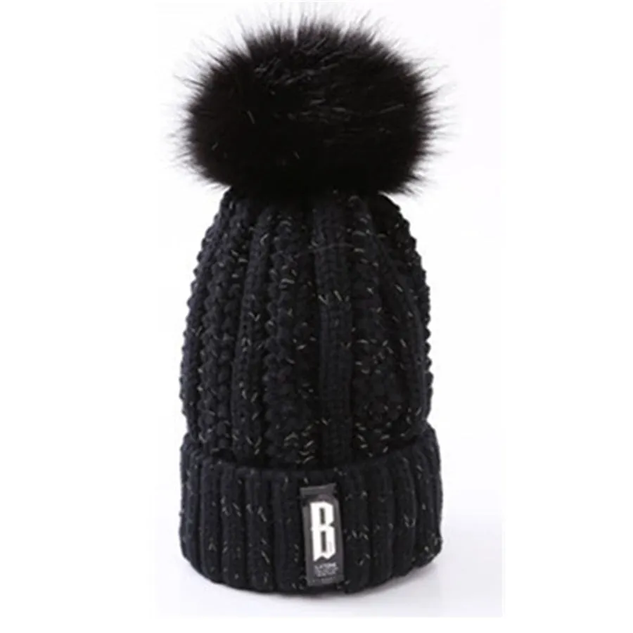 Wool Knitted Hats Women INS Hot Sale Beanie Caps